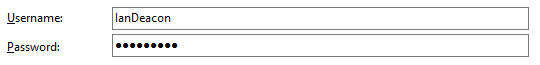 Telephony login options